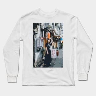 Japanese Lady Long Sleeve T-Shirt